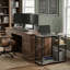  Bureau d'ordinateur avec bibliothèque Abbott-1417566634