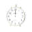 Decorative & Classic Aluminium Silver Table Clock-Desk clock