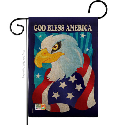 Double Sided 18.5'' H x 13'' W Polyester Garden Flag