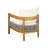 Marciniak Outdoor Wood & Rope Accent Chairs