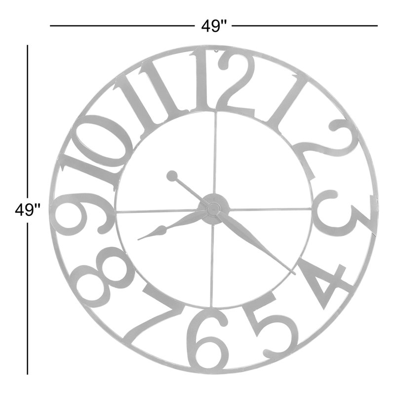 Felipe Oversized 49" Wall Clock
