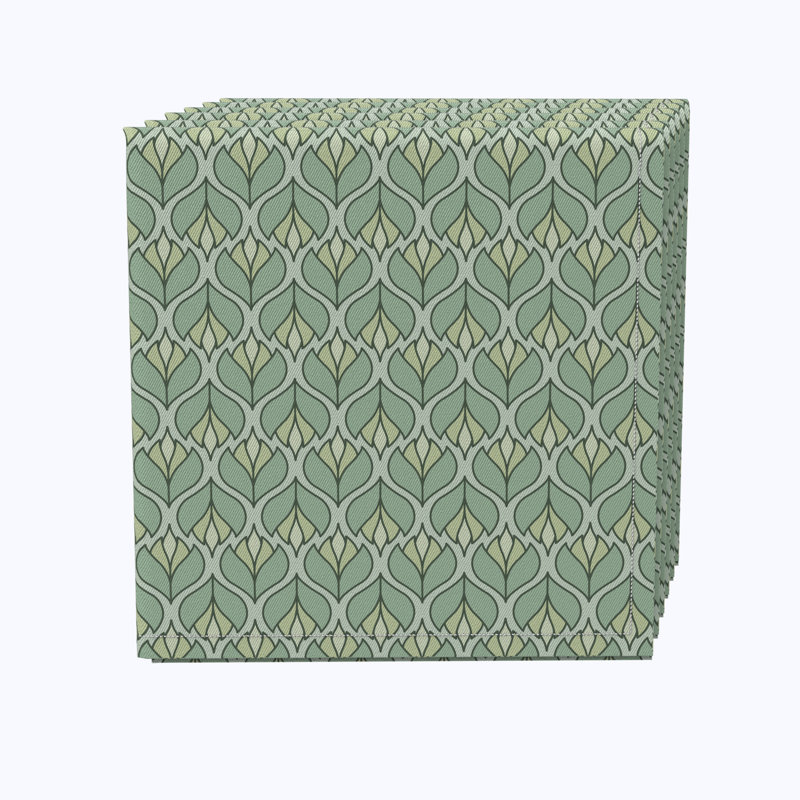 Cotton Floral Square Napkin