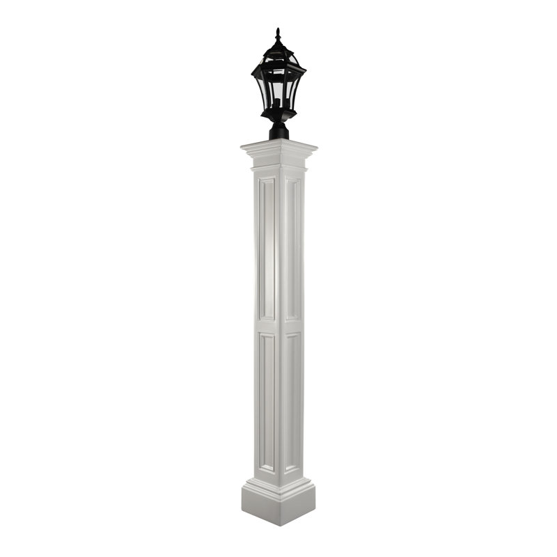Poteau en H Whately 72 po (seulement), Blanc
