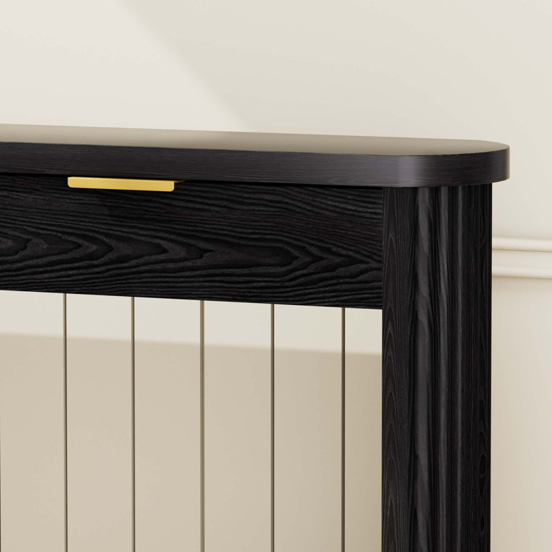 Canapé avec rangement Wavy-Design, Noir