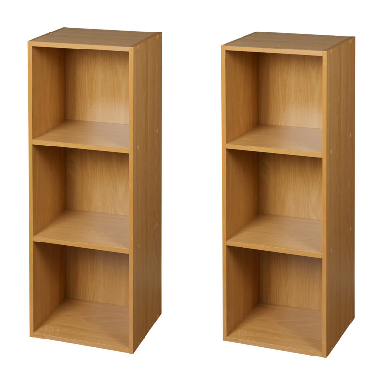 Jaidyn Bookcase, Beech, Set of 2