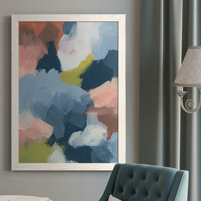 «Vinyard Soft Indigo Atmosphere I», reproduction d'art sur toile