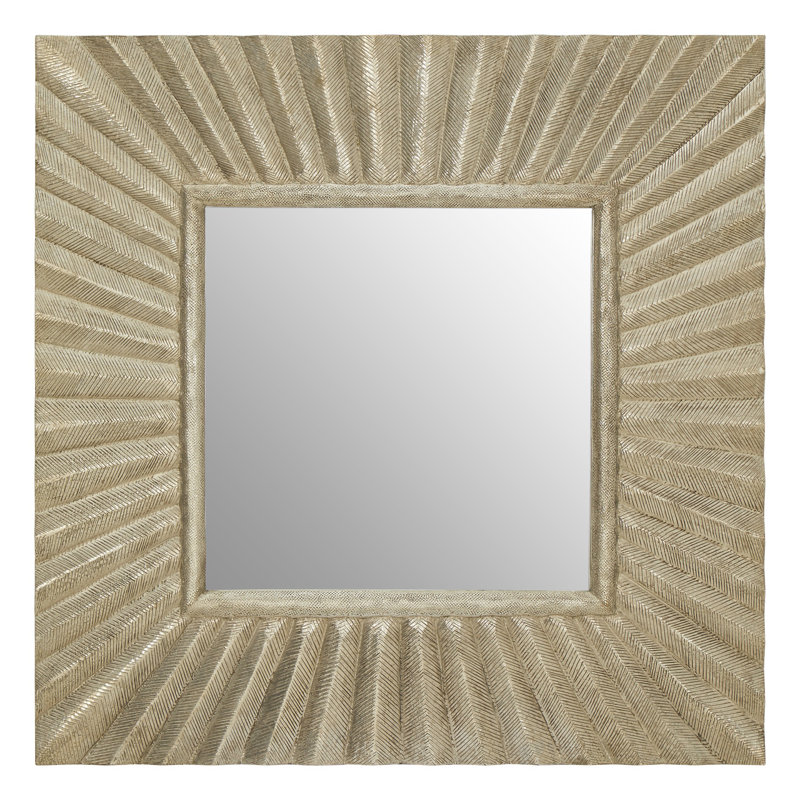 Ingersoll Solid Wood Flat Wall Mirror
