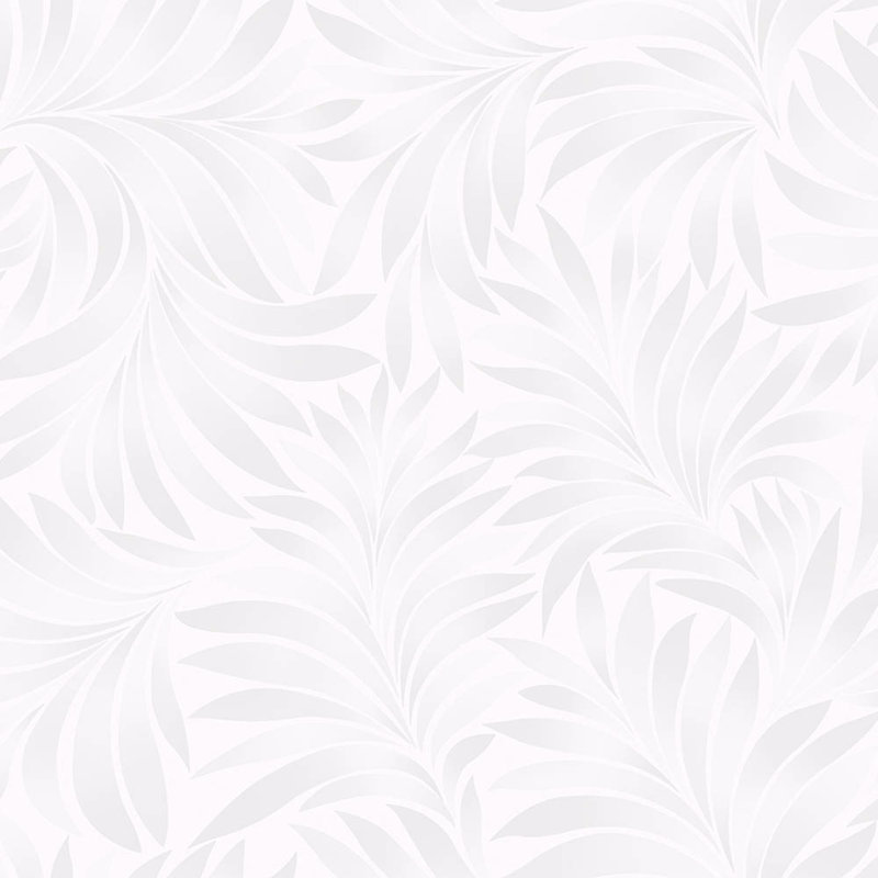 Rouleau de fleurs Fabrianne, Blanc