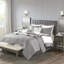 Édredon et courtepointe gris pour très grand / très grand lit - Collection de literie confortable Tissus doux et respirants-122457330