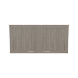 Nakya Kitchen Wall Cabinet with 2 Doors, White Oak
