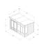 4Life 10x6 Pressure Treated Double Door Pent Summerhouse-87224168