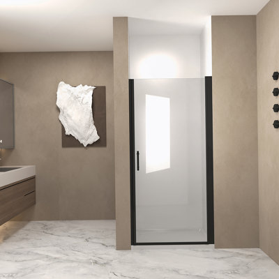 Pivot Shower Door With Aluminum Frame