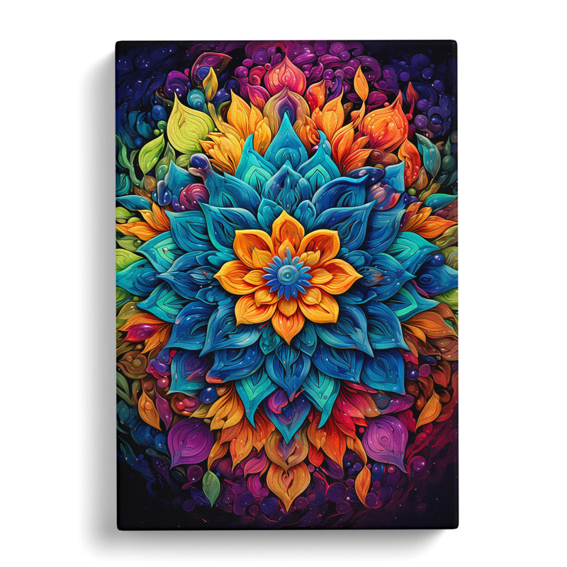 Mandala Informel - Wrapped Canvas, 50cm H x 35cm W x 3cm D