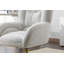 Chaise de bureau pivotante en tissu Teddy 360 avec base en métal doré et roues universelles-1124832698