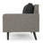  Outdoor Sofa Set, Right Armrest, Weather-Resistant Wicker Patio Seating, Gray-1536163024