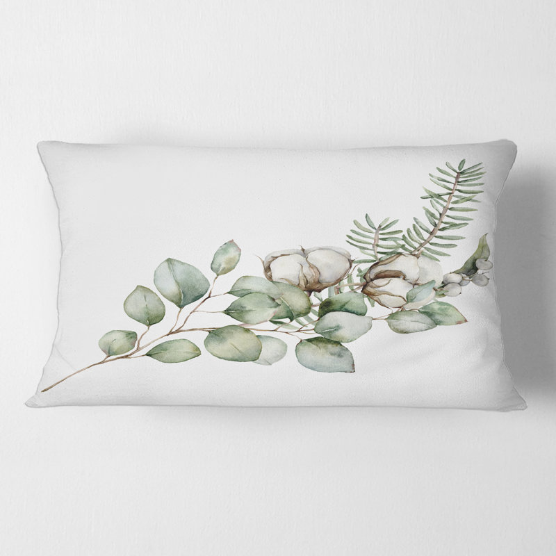 Floral Throw Pillow