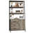 68.9"H Ladder Bookcase With 3 Drawers, 1 Cabinet With Adjustable Shelf-631607327