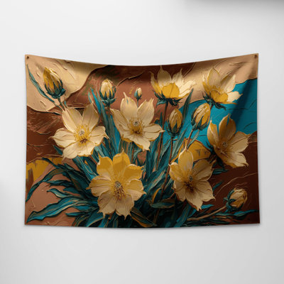Southwestern Plants Golden Columbine 166 Wall Tapestry