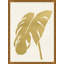Gold Botanical 6 Print by Lillian August
