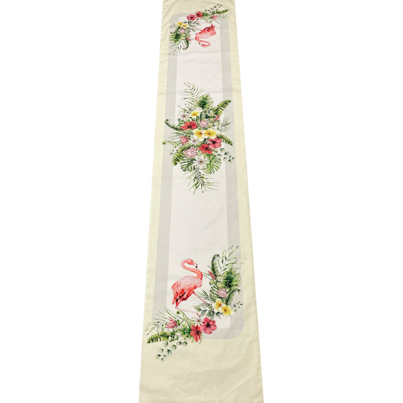 Derince Rectangular Animal Cotton Table Runner
