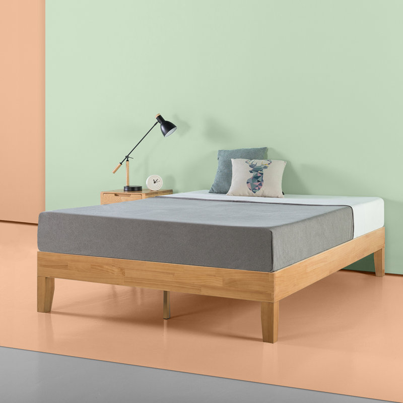 Aristia Solid Wood Platform Bed, Full