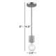 Ebba Single Light Dimmable Pendant