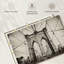 Impression sur toile, pont monochrome de Brooklyn-1644016565
