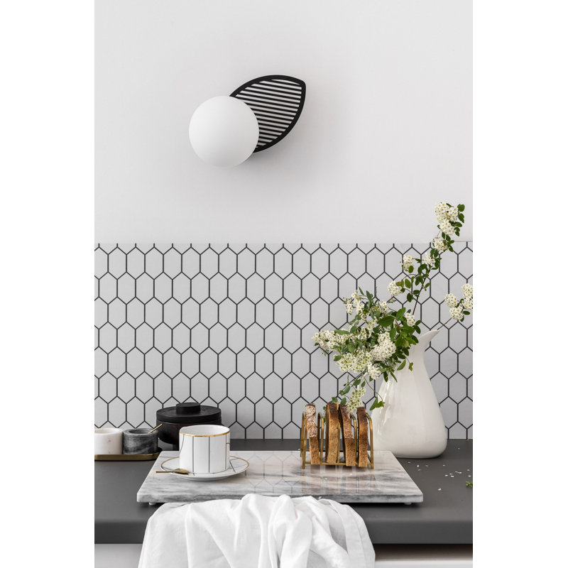 Tobler Flush Mounted Sconce, Black