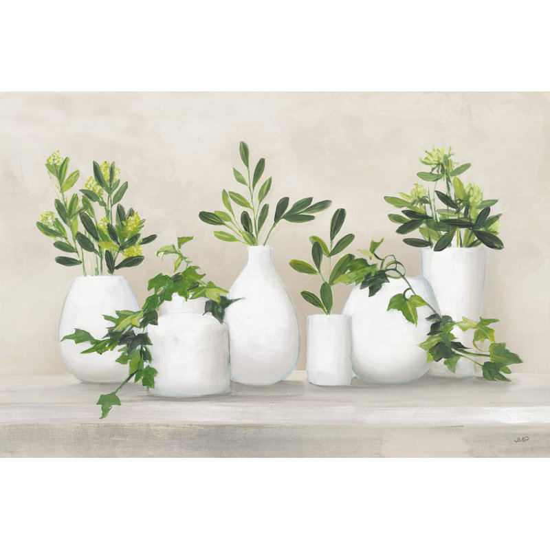 Plant Life IV by Julia Purinton - Wrapped Canvas Painting, 61cm H x 91cm W x 3.8cm D