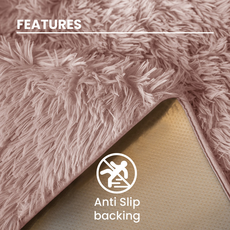 Nordland Supersoft Shaggy High Pile Rug, Rectangle 120 x 170cm