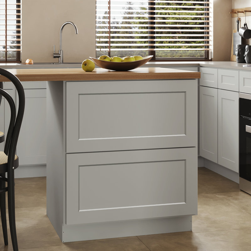 Armoire Homlux, H 34,5 po x l 30 po, Gris clair