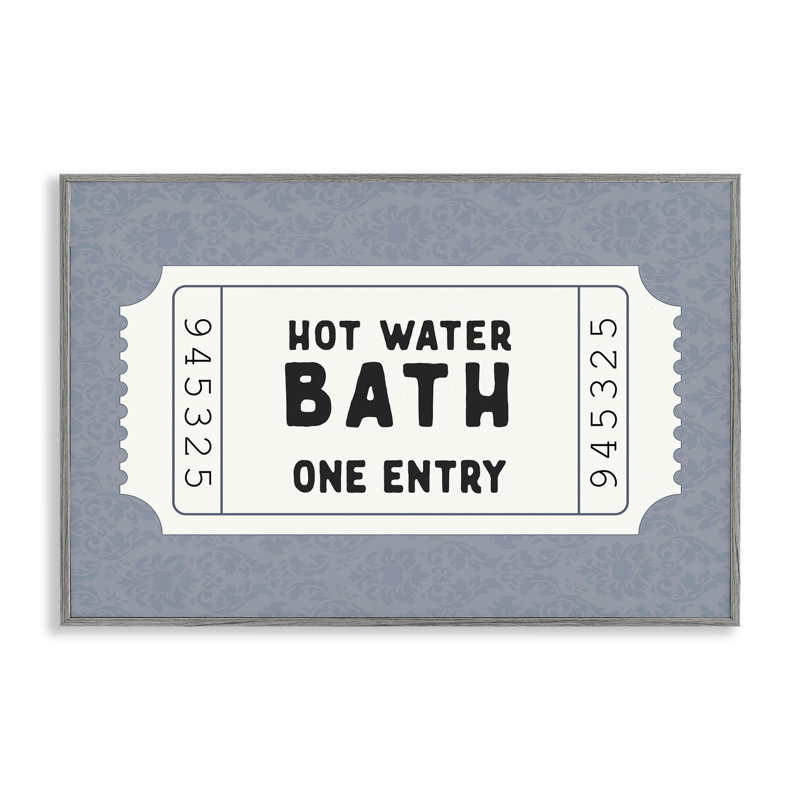 Giclée de salle de bain rétro, giclée par lettré et doublé, Estampe numérique Farmhouse, H 16 po x l 24 po