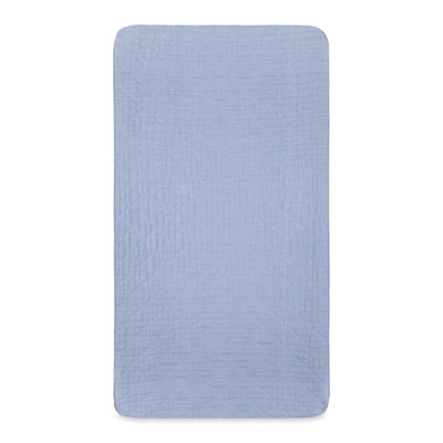 Dewdrop Quilted Muslin Changing Pad Cover