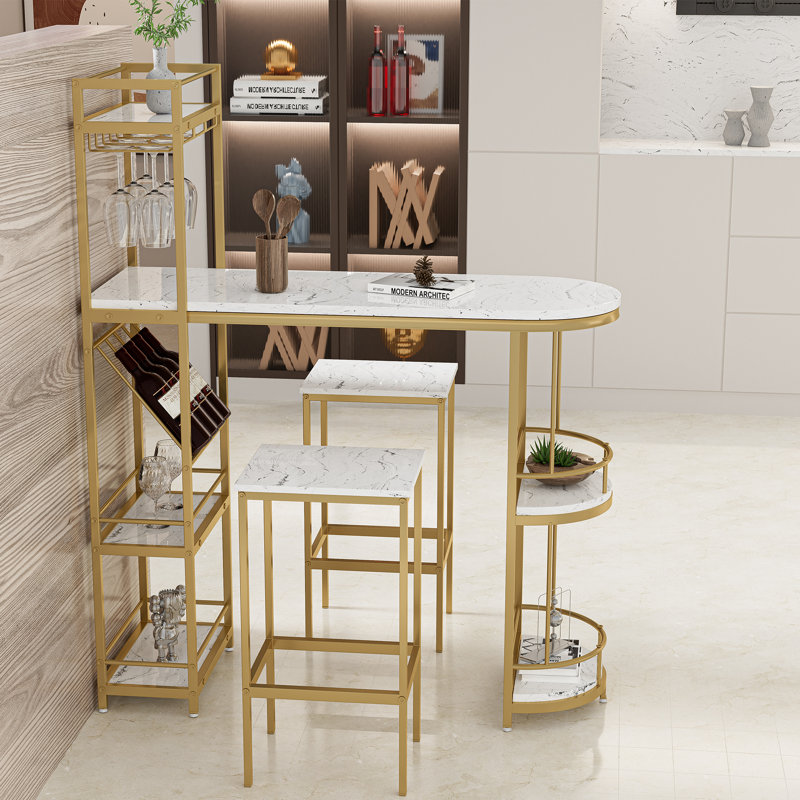 Aprille 2 - Person Four Leg Dining Set