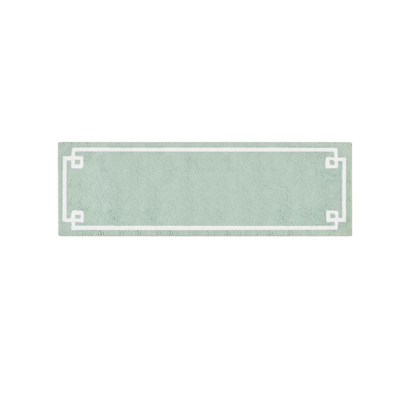 Tapis de bain luxueux en coton touffeté - Grand 24 po x 72 po, Écume de mer, écume de mer