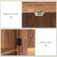 Armoire de cuisine, armoire avec tablettes réglables