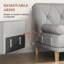Tufted 3 Seater Sofa Bed-10360757