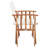 Woodacre Wood Premium All-Weather Wicker Outdoor Folding Dining Armchair-1154854958