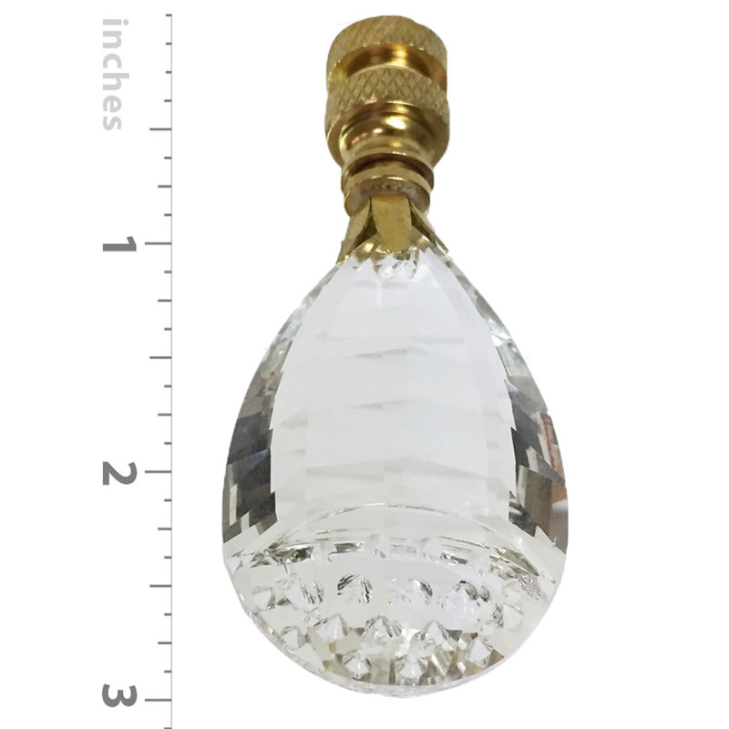 Balloon Drop Crystal Finial Ceiling Fan Pull Chain