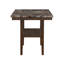 Table de bar brune