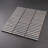 Porcetile 11.2 in. x 11.91 in. Stacked Porcelain Mosaic Wall and Floor Tile-93735483