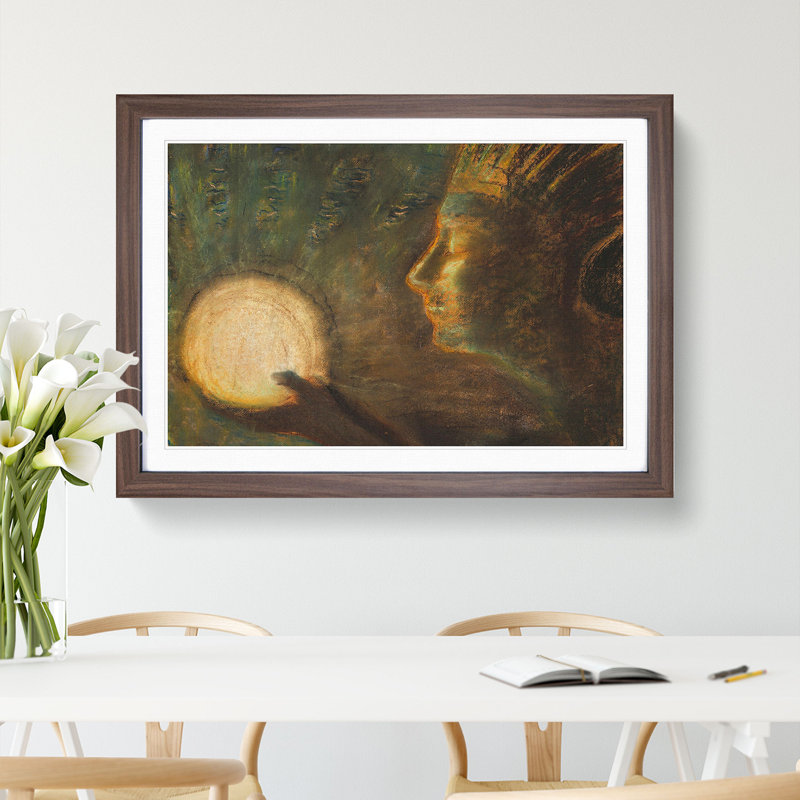 Friendship by Mikalojus Konstantinas - Framed Print, 36cm H x 48cm W x 2cm D, Walnut Framed