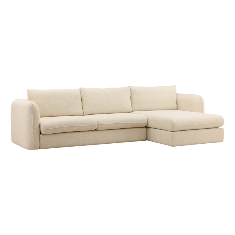 Torrey Chaise Sectional Sand, Right Hand Facing, Cream
