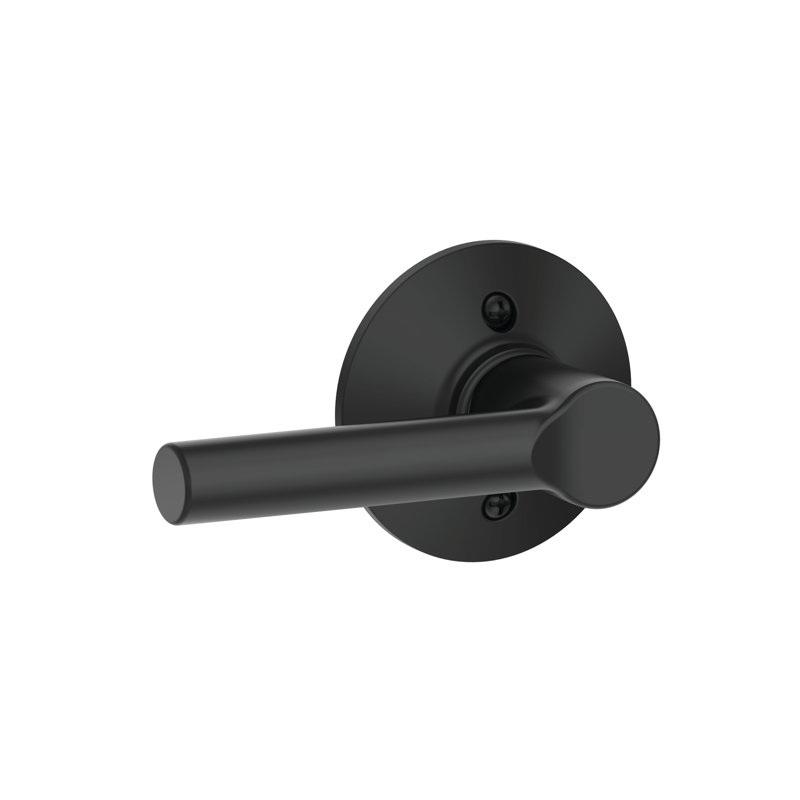 Broadway Lever Non-Turning Lock, Matte Black