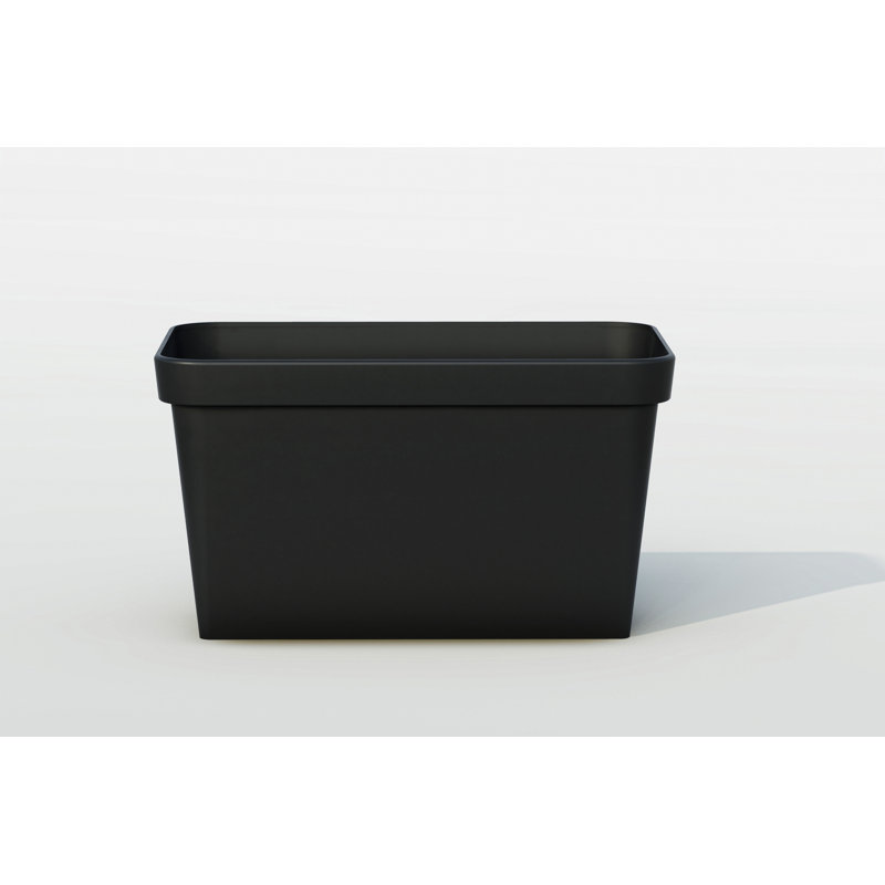 Boîte à fleurs d'extérieur en acier inoxydable, H 19,68 po x l 43,3 po x P 19,68 po