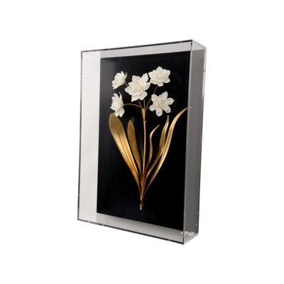 Porcelain Flower Black - D