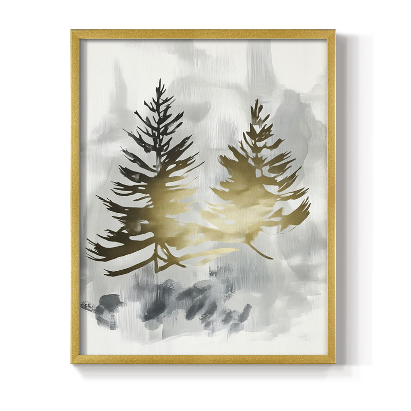 Reproduction encadrée - bois massif, H 30 po x l 24 po, Doré