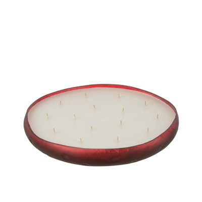 A Nice Product Unscented Designer Candle with Metal Holder