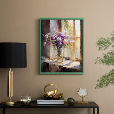Reproduction encadrée FLORAL Series DCCXC III - bois massif