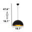 Luminaire suspendu en dôme à hauteur réglable-103533114-103533118